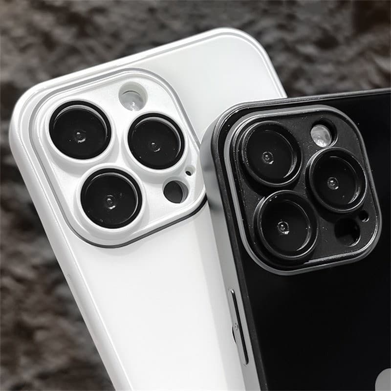silicone Caixa vidro celular fosco de Capas material para de silicone Seja aplicável 11pro iphone11 11promax