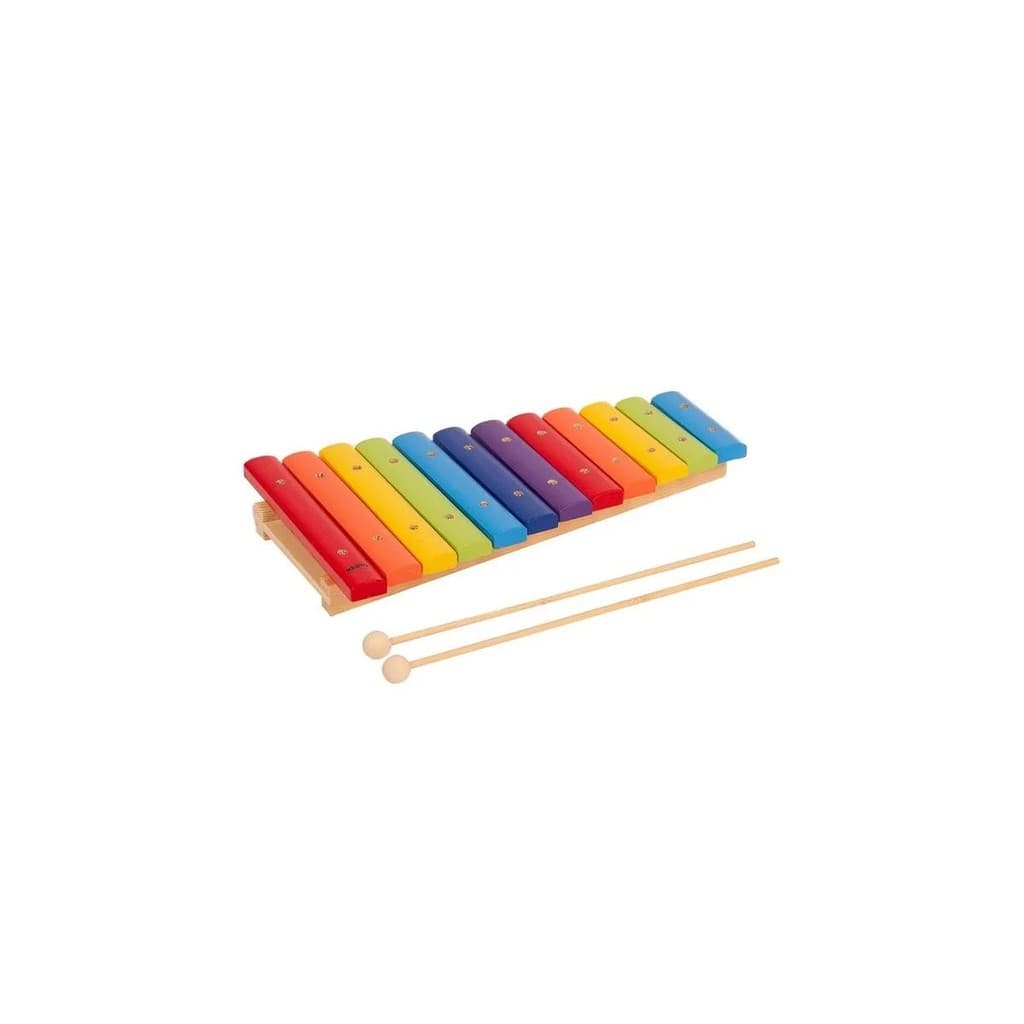 XILOFONE KIDZZO COLORIDO INFANTIL EM MADEIRA COM 12 TECLAS 17697