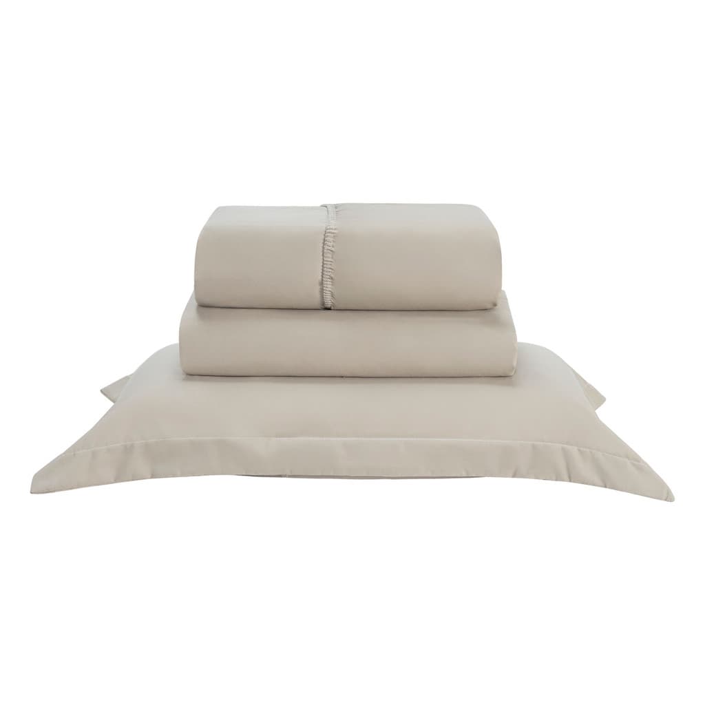 Kit Jogo Lençol Elastico 300 fios Cama Solteiro 3 Peças Fronha Aba Americana Elástico Varias Cores