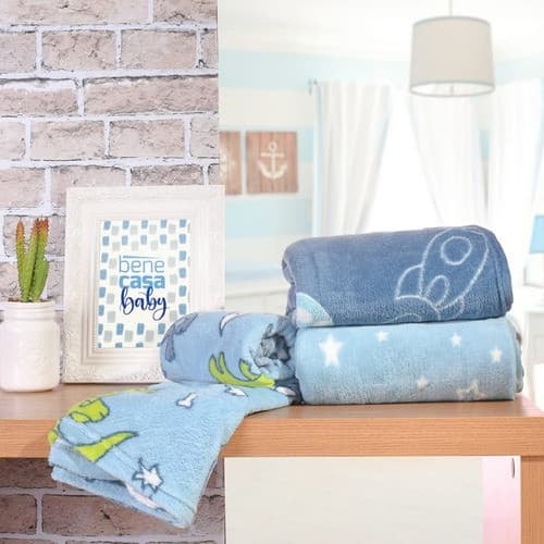 Cobertor Infantil Manta Microfibra Estampada Extramacia Bebê