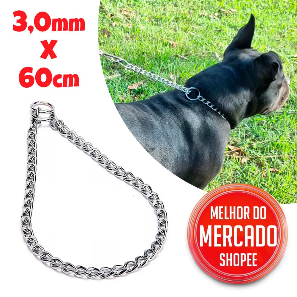 Corrente para Cachorro Pitbull Enforcador Cachorro Coleira para Cachorro Pitbull Pet