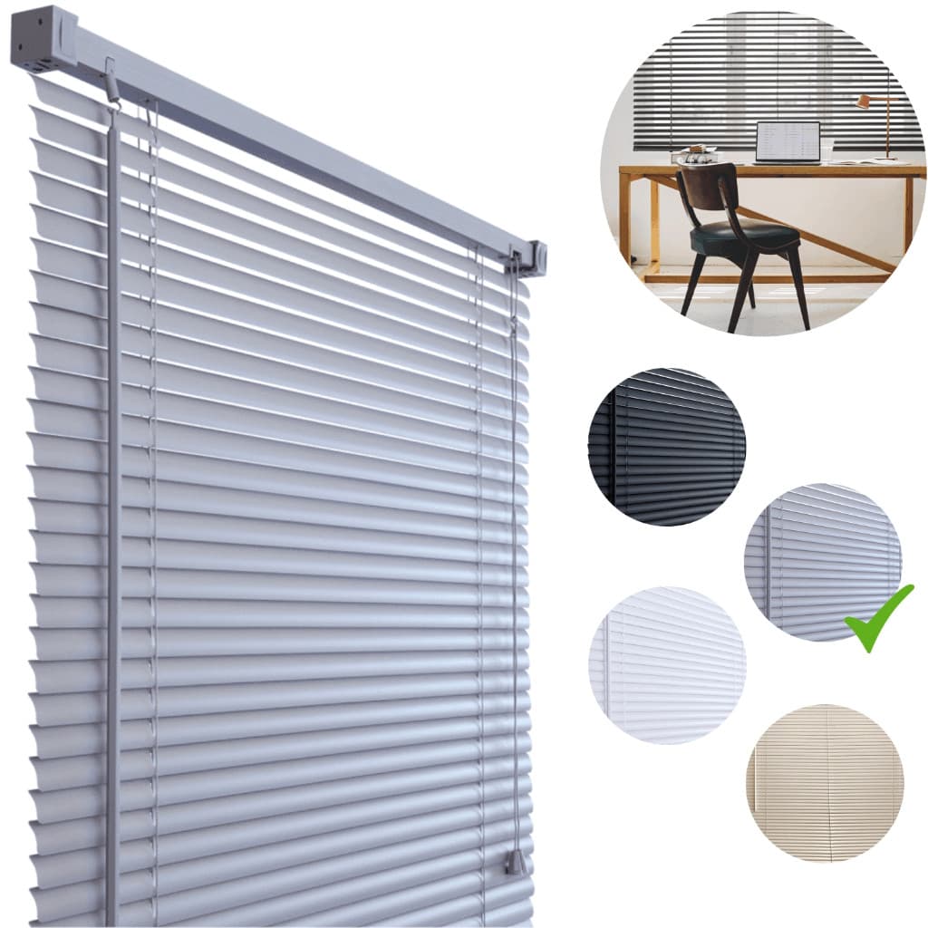Cortina Persiana para quarto cozinha escritório De pvc Horizontal  Varios Tamanhos.