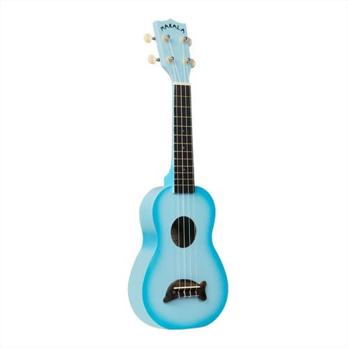 Ukulele Kala Makala Dolphin Soprano - Mk-sd/lblburst Cor Azul