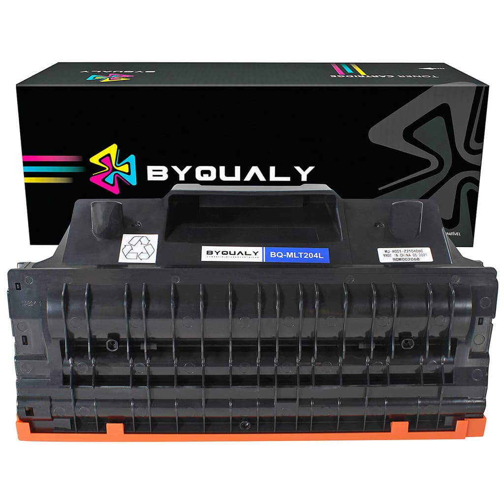 Toner Compatível p/ D204 D204L ByQualy M4075fw M4025nd M3325nd M3825dw M3875fw M3875w M3375fd BK 5K