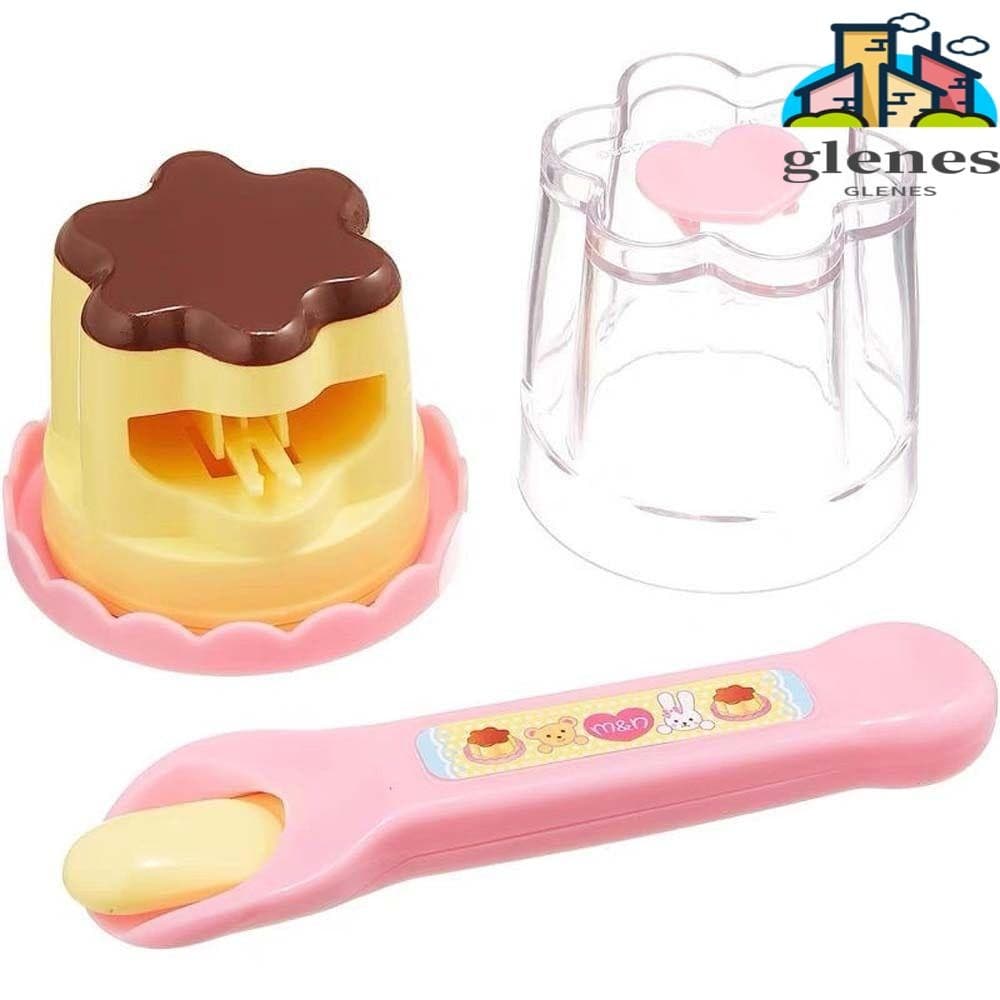 Brinquedo De Pudim De Morango GLENES , Alimentação Educação Infantil De Simulação , Brinquedos Japoneses De Casa De Brin