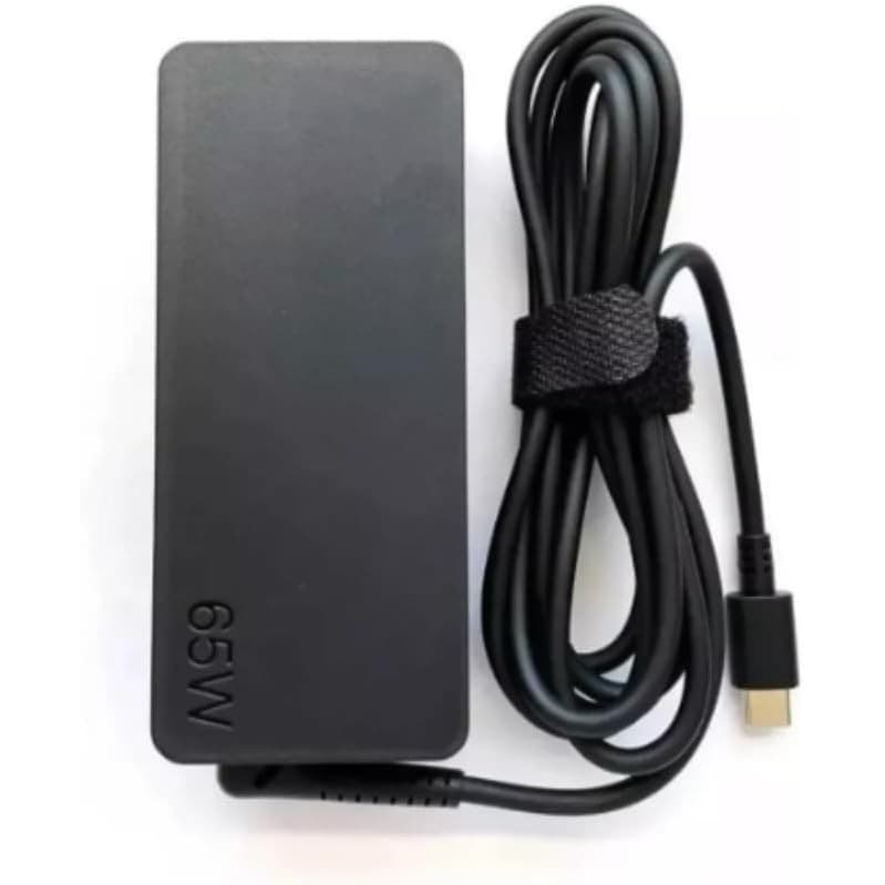 Fonte para Notebook Lenovo Dell HP USB-C 20V 65W Thinkpad E14 Gen 2 ADLX65YLC3A Cabo de Força bivolt