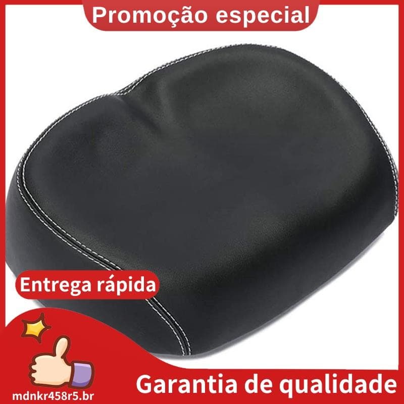 Assento De Bicicleta Largo , Confortável Almofadas De Selim Extra Largas De Choque À Prova D'água . mdnkr458r5br