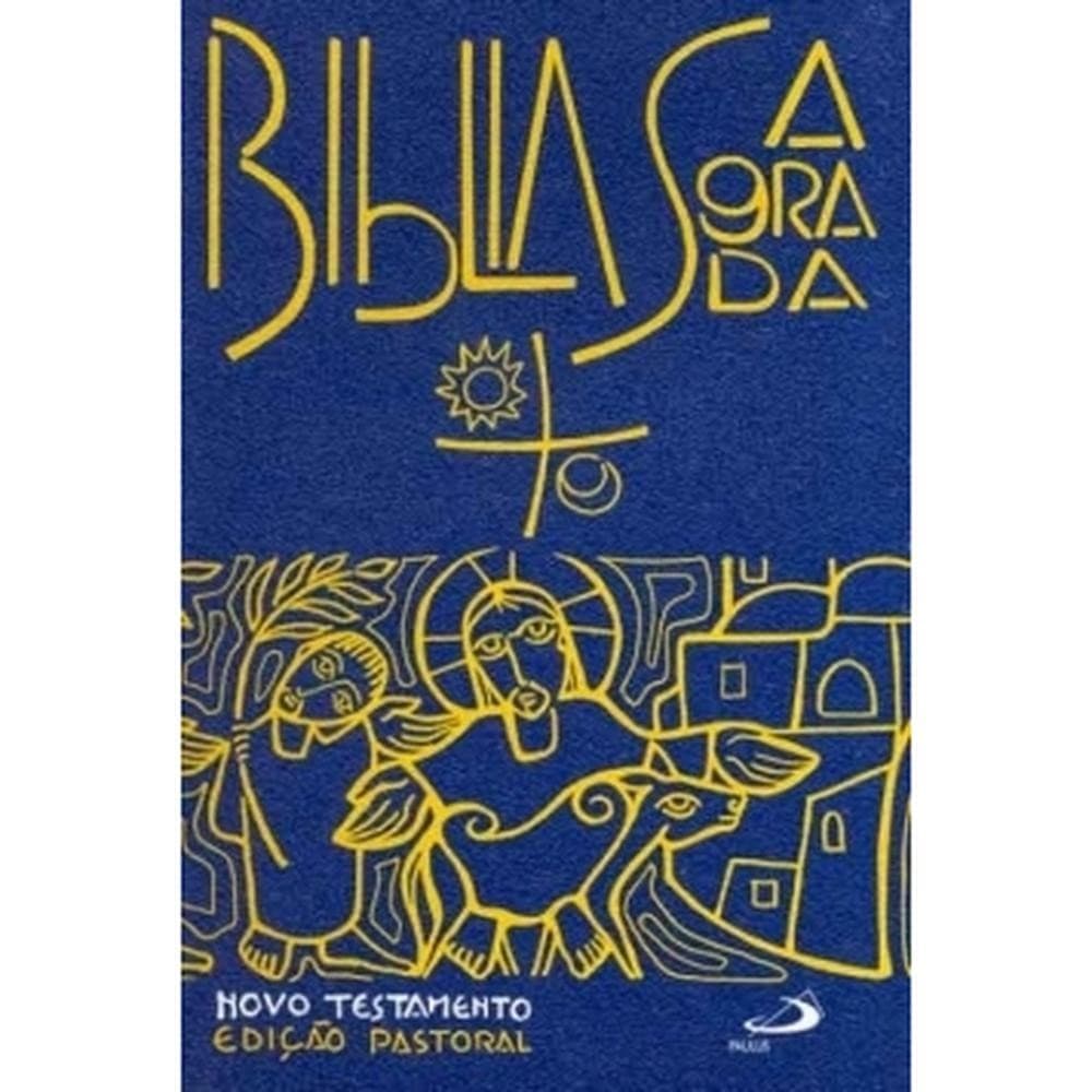 Livro Bíblia Sagrada: Novo Testamento - Edição Pastoral (TAMANHO PEQUENO) - Capa Comum