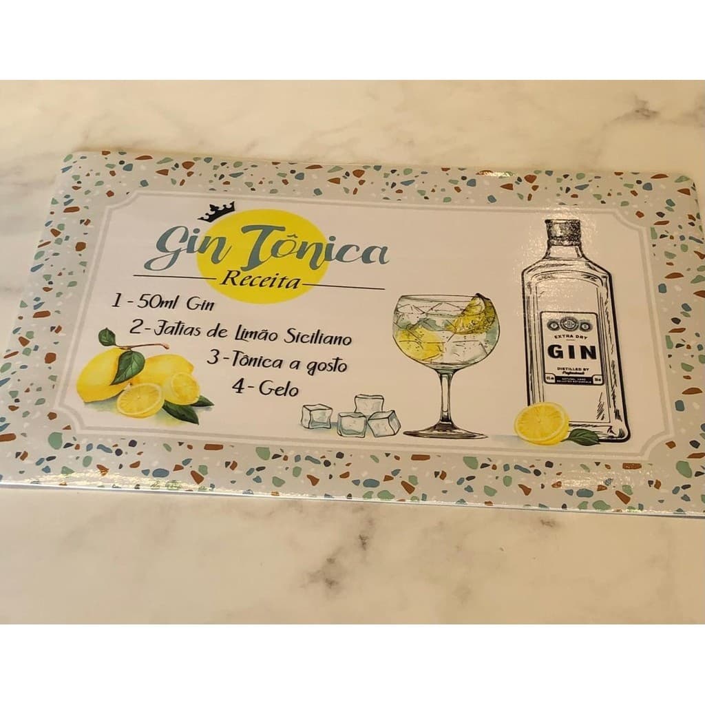 Unidade de lugar Americano Pvc Print  Gin-Copa&Cia