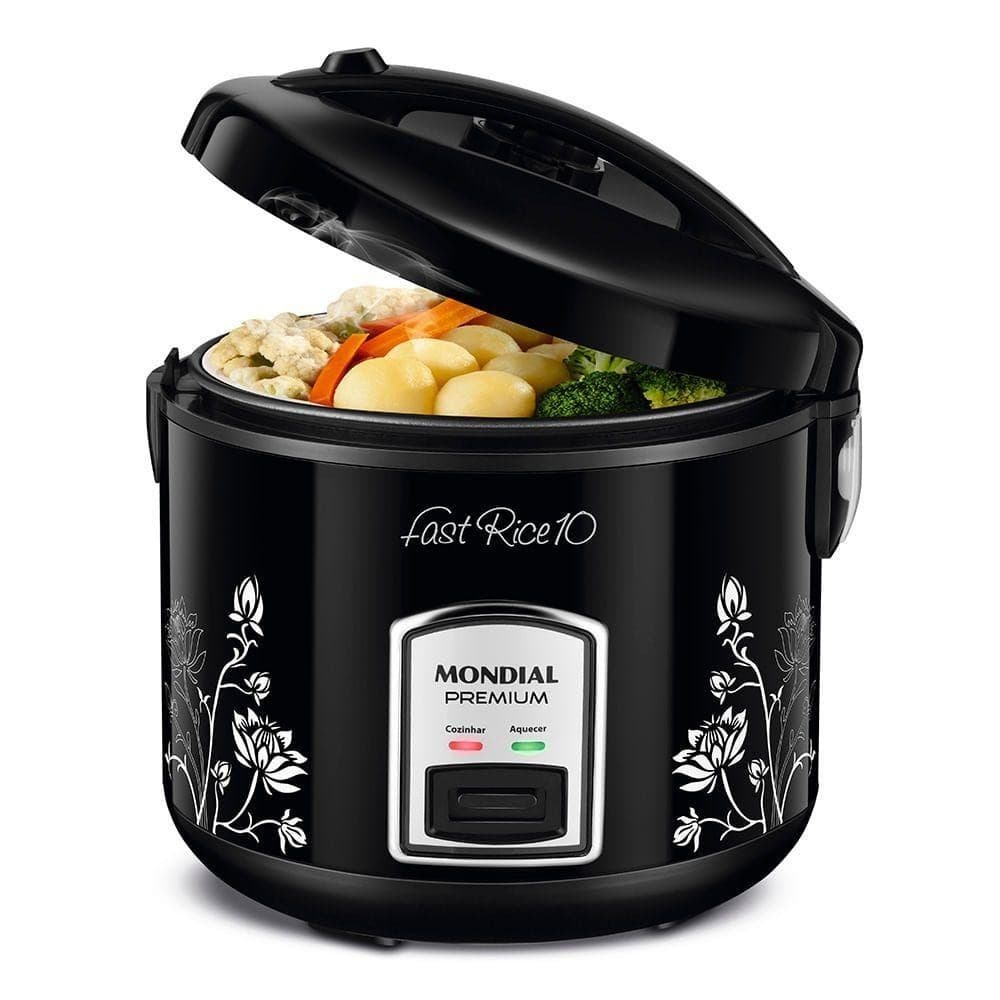 Panela Elétrica Mondial Fast Rice 10 PE-44-10X Preto 110V