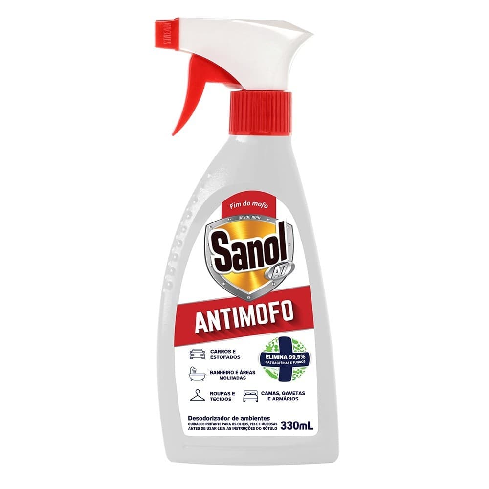 Antimofo  A7 Ação Bactericida 330ml - Sanol