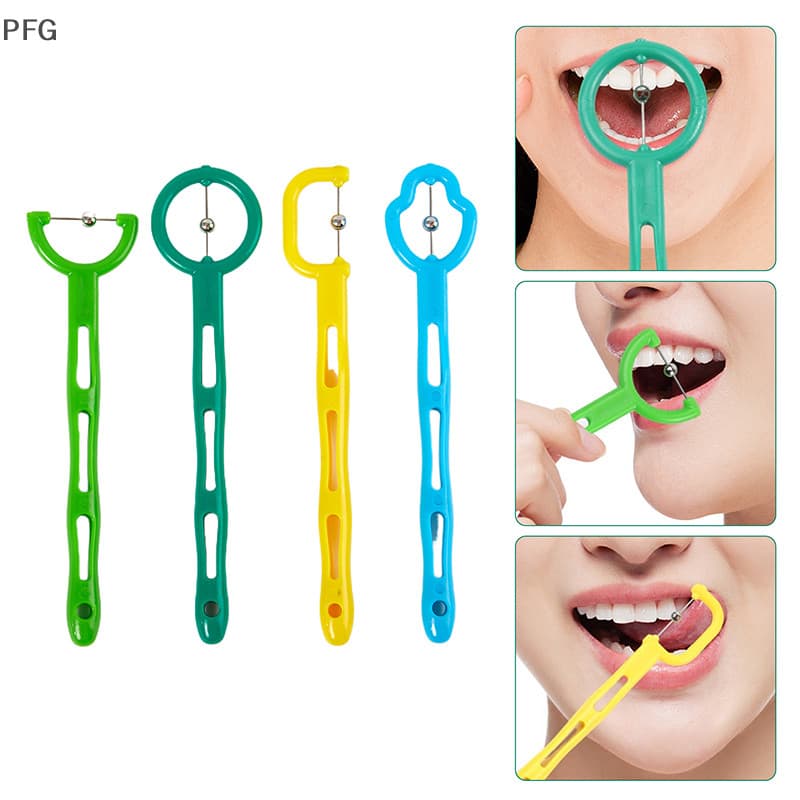 PFG 3/4 Pçs Crianças Ponta Da Língua Ferramenta De Elevação Lateral Exercício Treinamento Muscular Oral Autismo Discurso