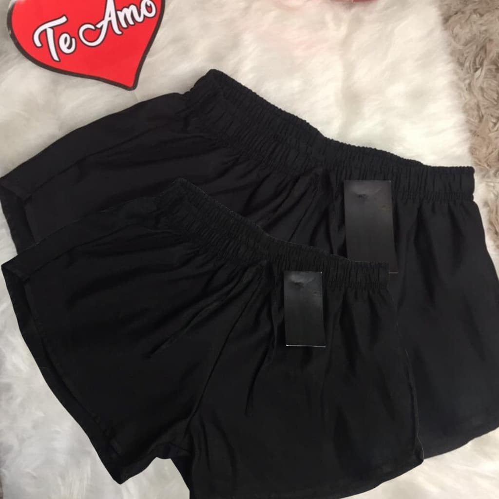 KIT 2 short  tactel feminino casual saida de praia corrida shorts academia shortinho  caminhada P ao EXG  Bermuda