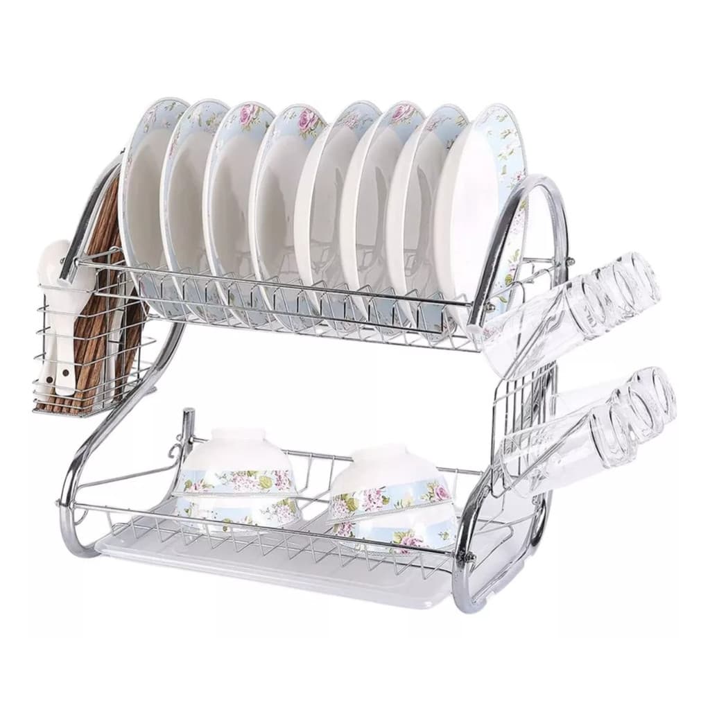 Escorredor De Louças Inox Grande Cozinha Pia Desmontável Premium