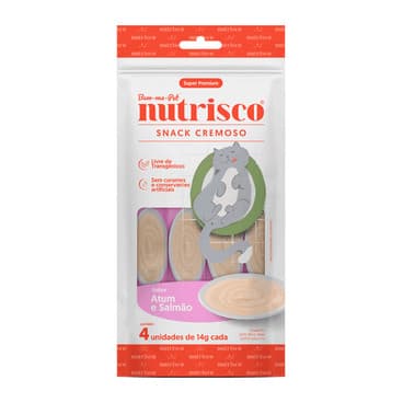 SNACK CREMOSO NUTRISCO ATUM E SALMÃO 56G