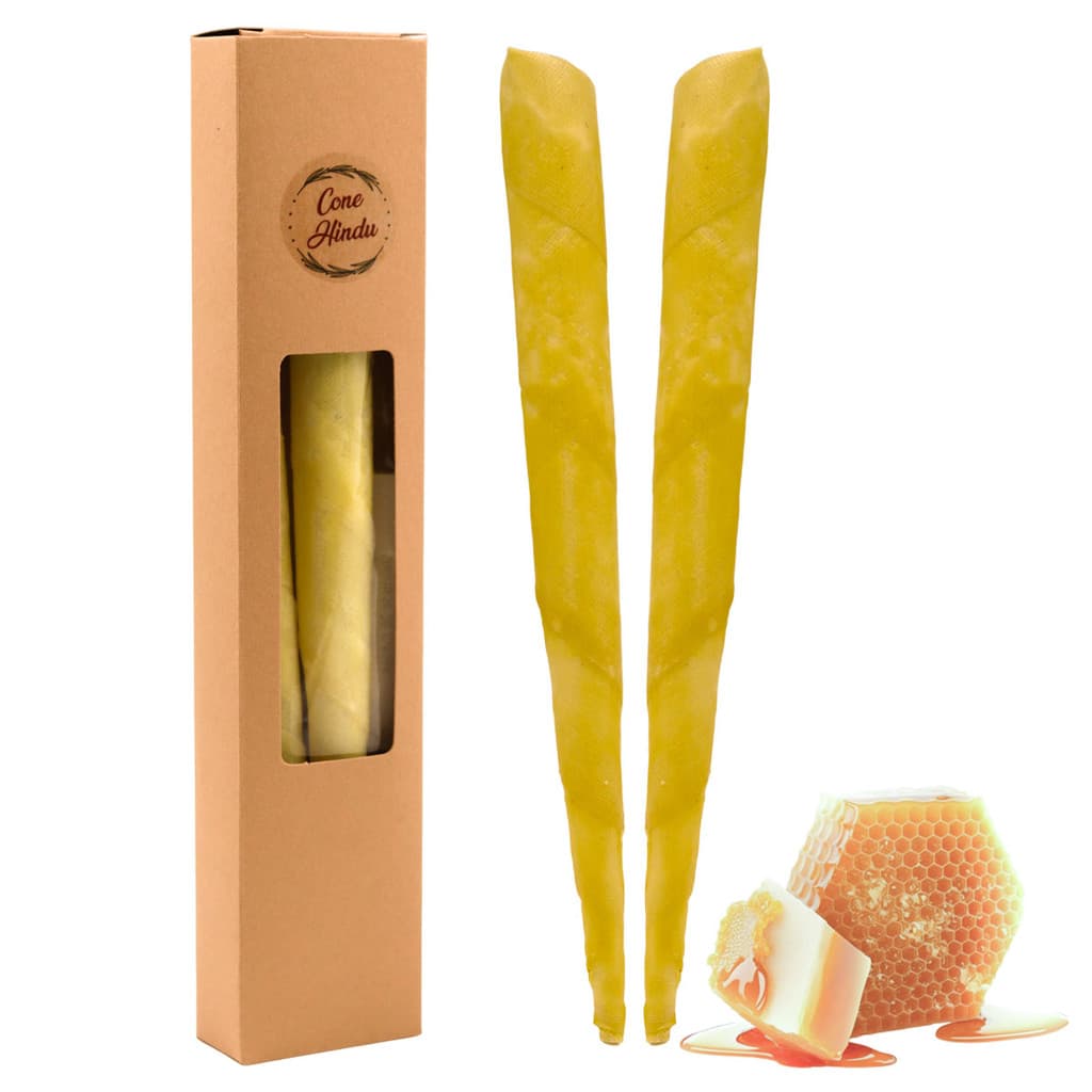 Cone Hindu, cone Chinês Tradicional 1 par 100% Natural