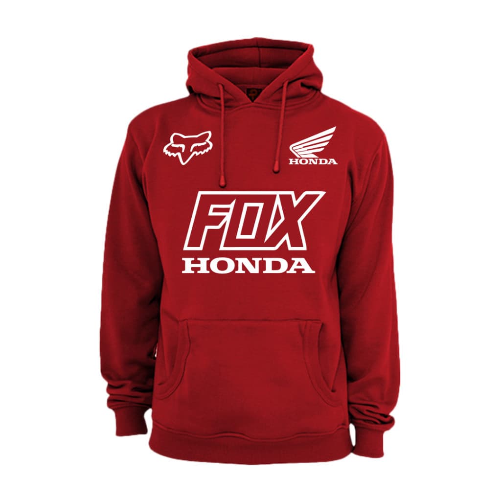 Blusa de frio moletom FOX SPORT Moto casaco canguru com bolso e capuz UNISEX TOP