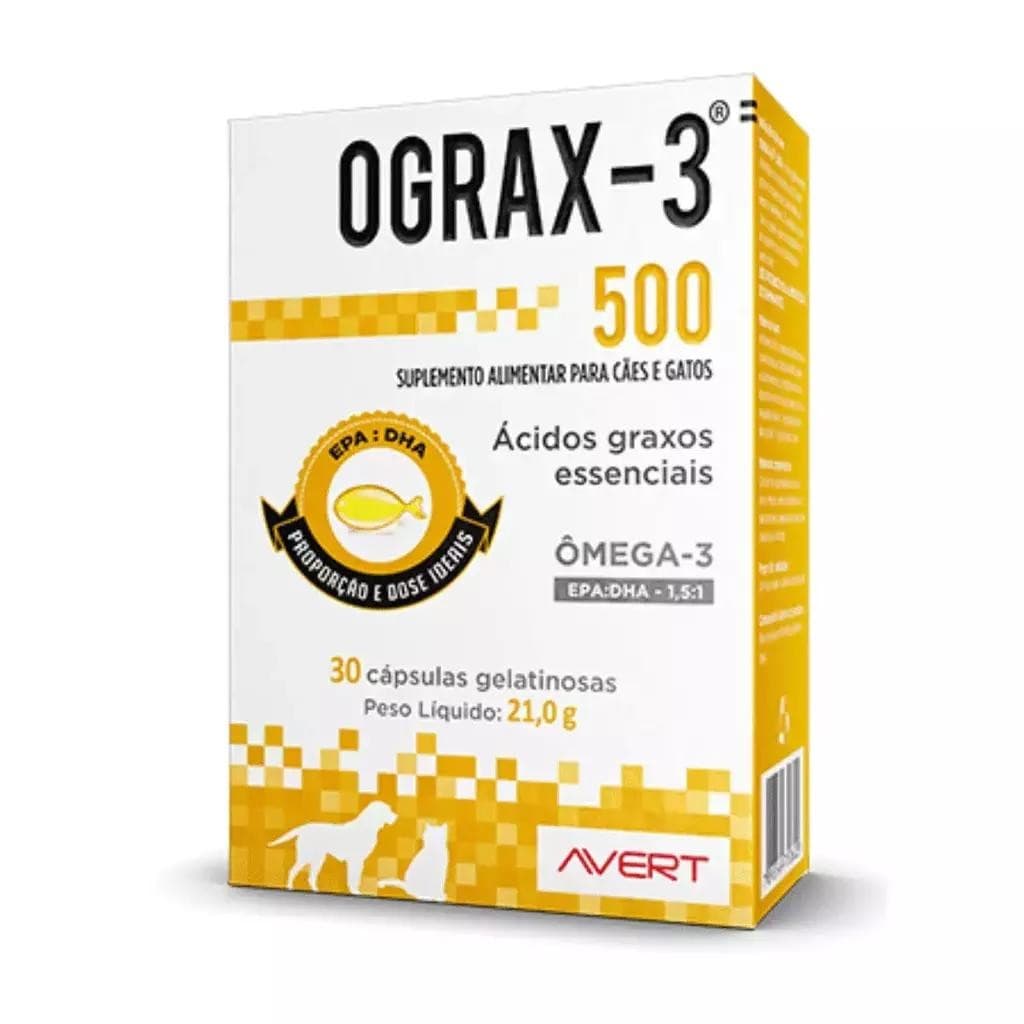 SUPLEMENTO OGRAX-3 500 30 CAPSULAS