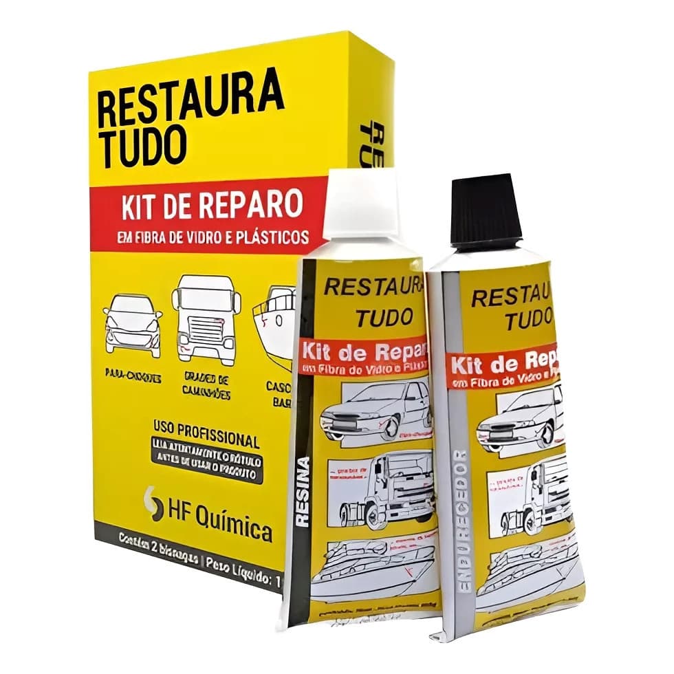 Cola Kit Restaurador Reparo Parachoque (vedachoque) 190gr