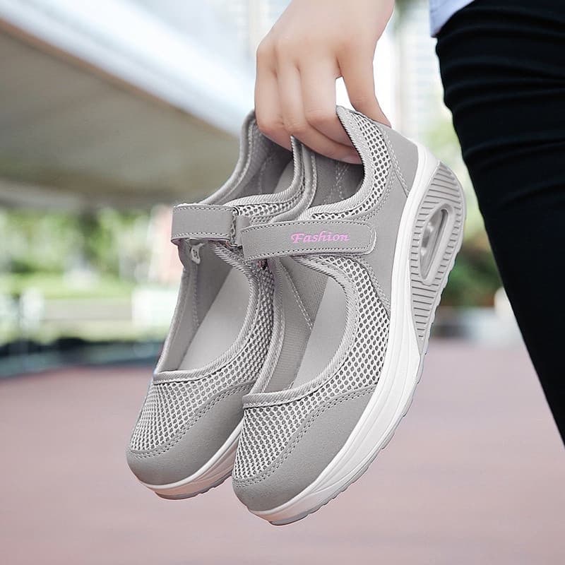 Sapatos Ortopédicos Femininos Para Caminhada/Diabéticos/Tamanho Grande