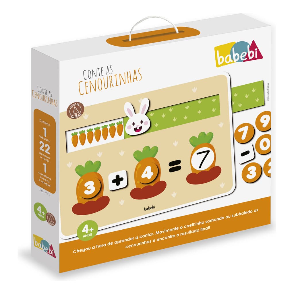 Jogo Educativo Babebi Conte as Cenourinhas