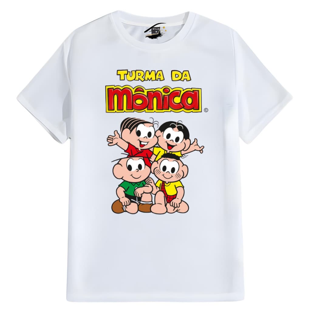 Camiseta camisa blusa  Monica e amigos algodão 100%