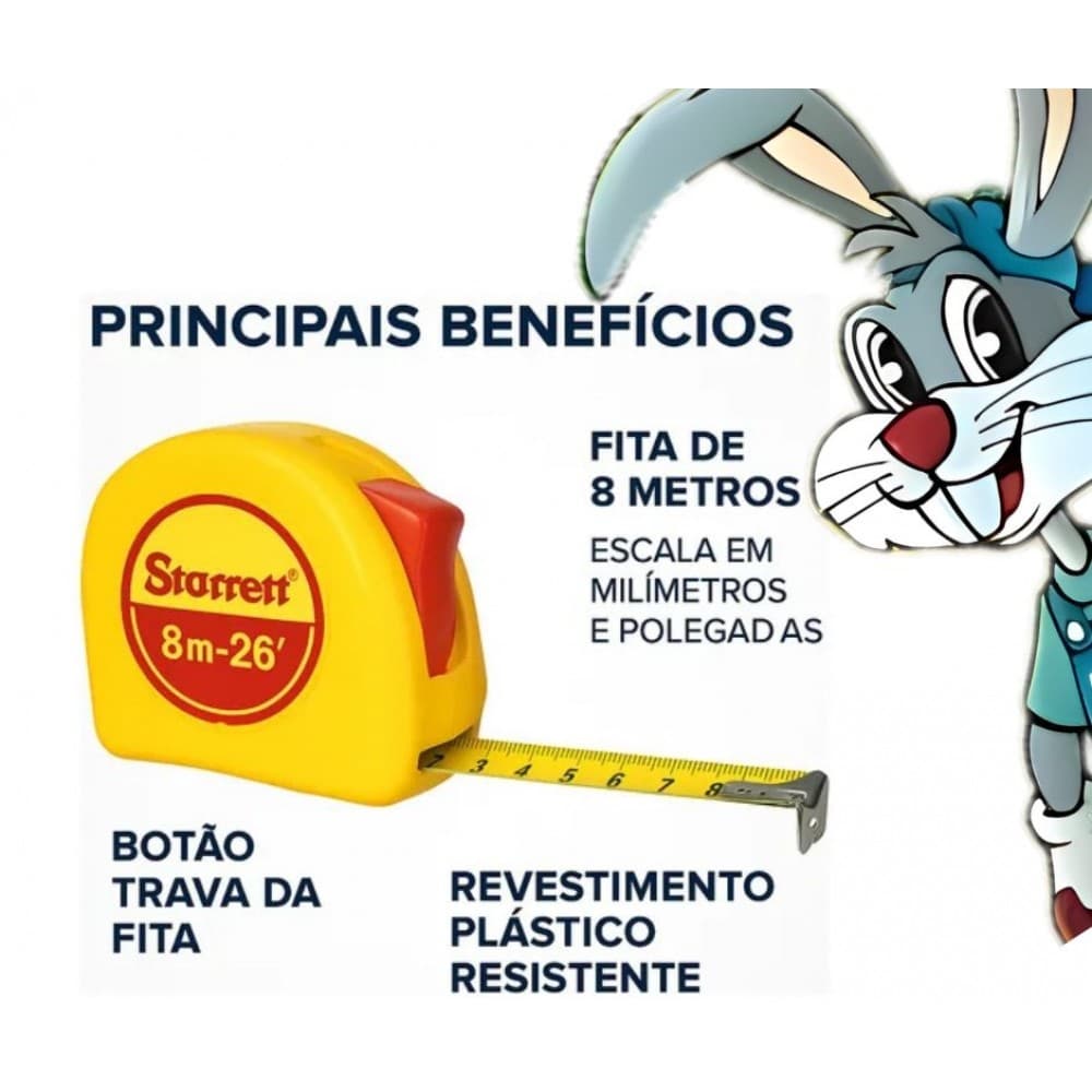 Trena De Bolso Resistente 8m/26´- cód 5092