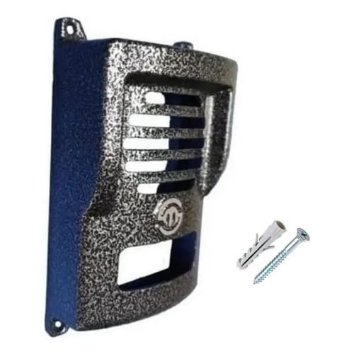 Capa Protetor Para Interfone Agl Branco/preto