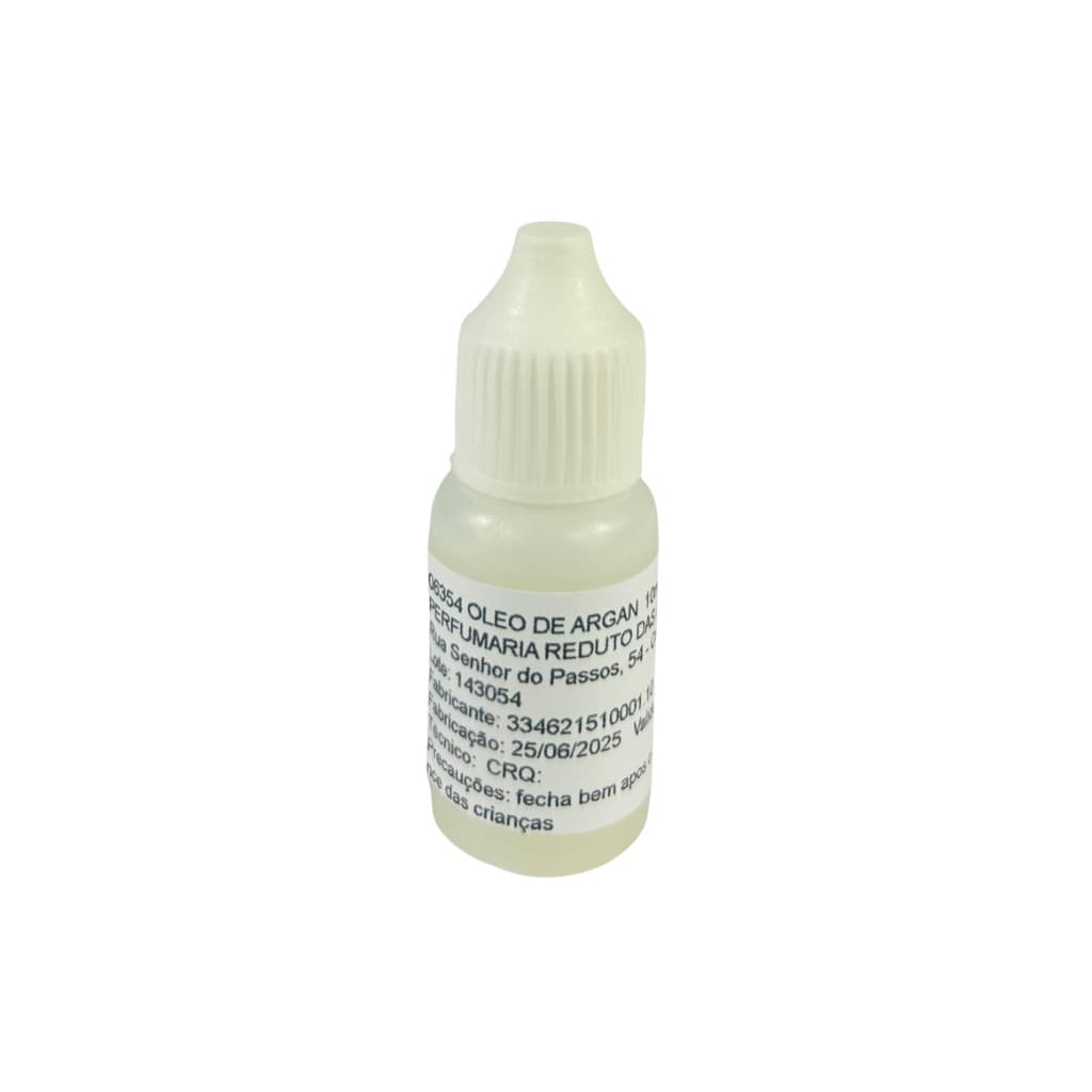 Óleo Vegetal De Argan 10ml Puro 100% Natural