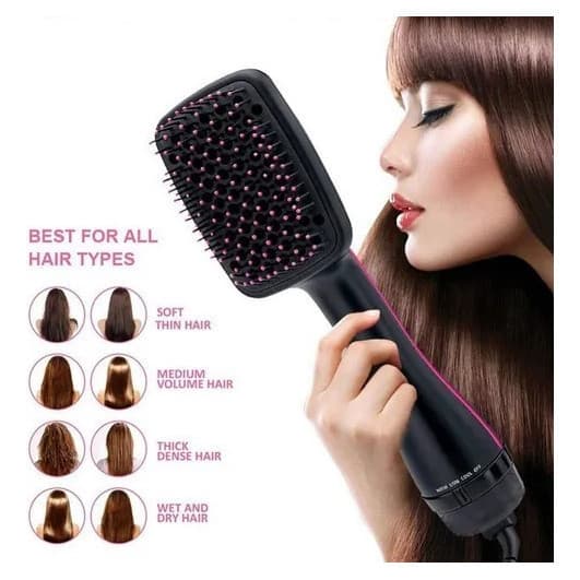 Escova Secadora Seca Alisa E Modela Cabelo 110v Salao CabelereiroProfissional