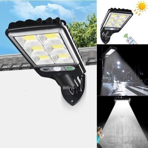Mini Luminária Poste 21W Solar Alta Potencia Econômica
