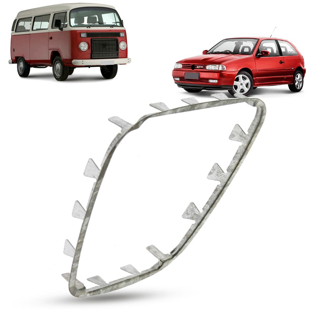 Moldura aro da Lanterna Luz De Teto Volkswagen Gol Parati Saveiro Bola G2 G3 G4 96 a 2012 Kombi 1999 a 2014