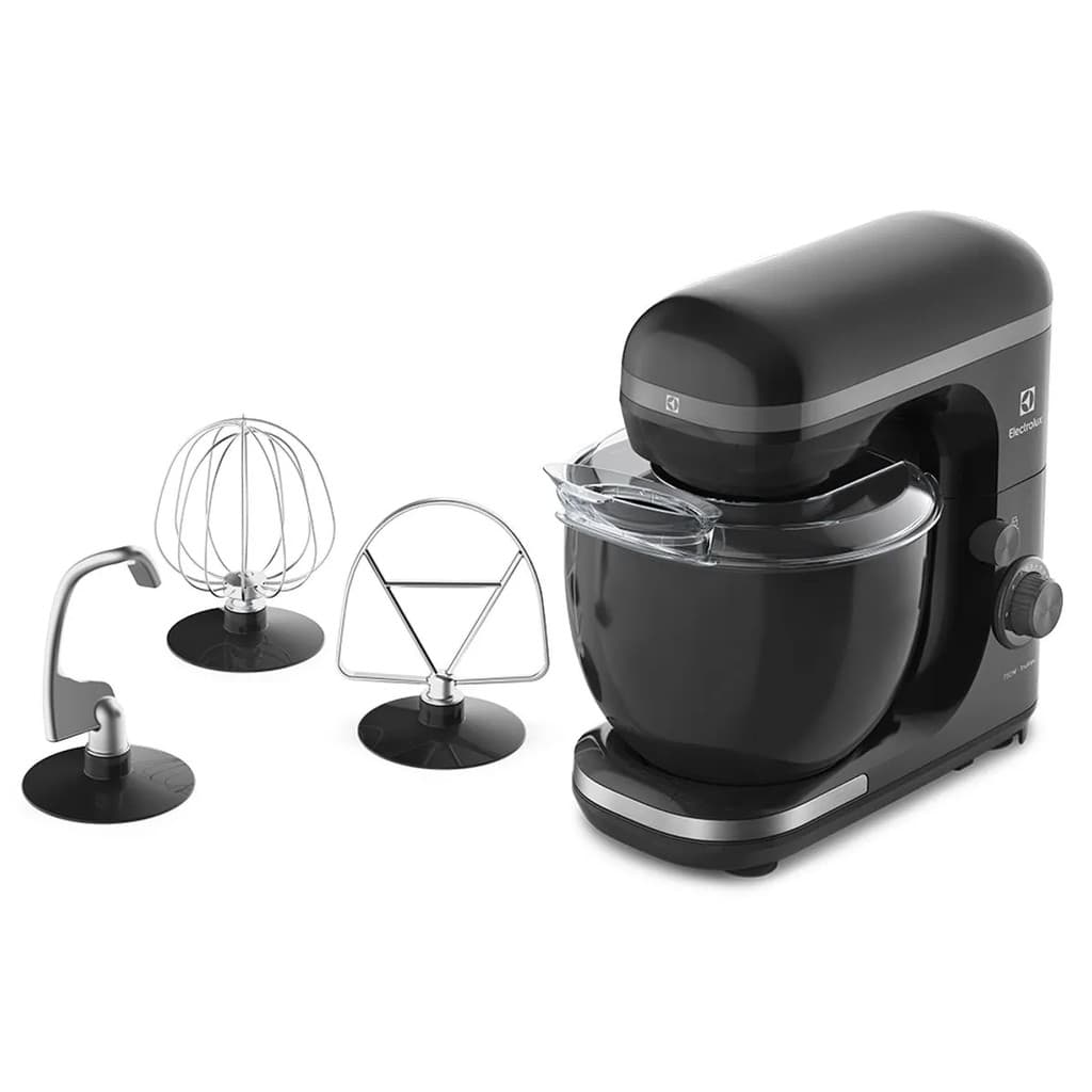 Batedeira Planetária Electrolux 750w Preta Experience Com Tigela 5l EKM30