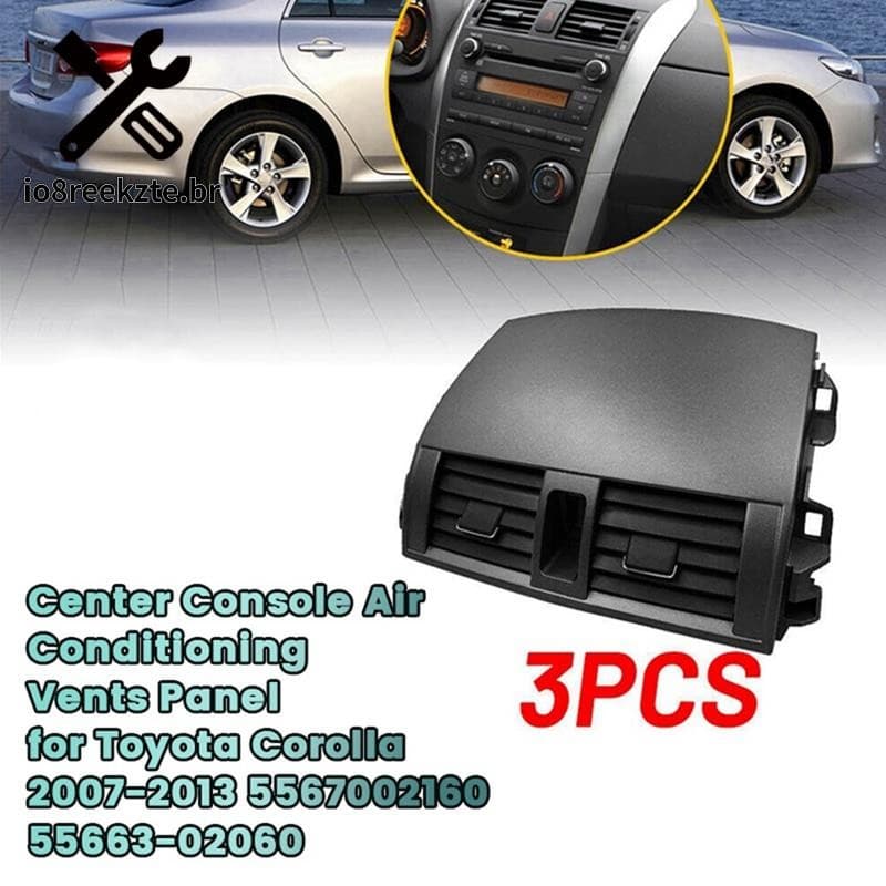 Painel De Ventilação De Ar Condicionado Do Console Central Carro 5567002160 55663-02060 Para Toyota Corolla 2007-2013 Dash A/C Outlet