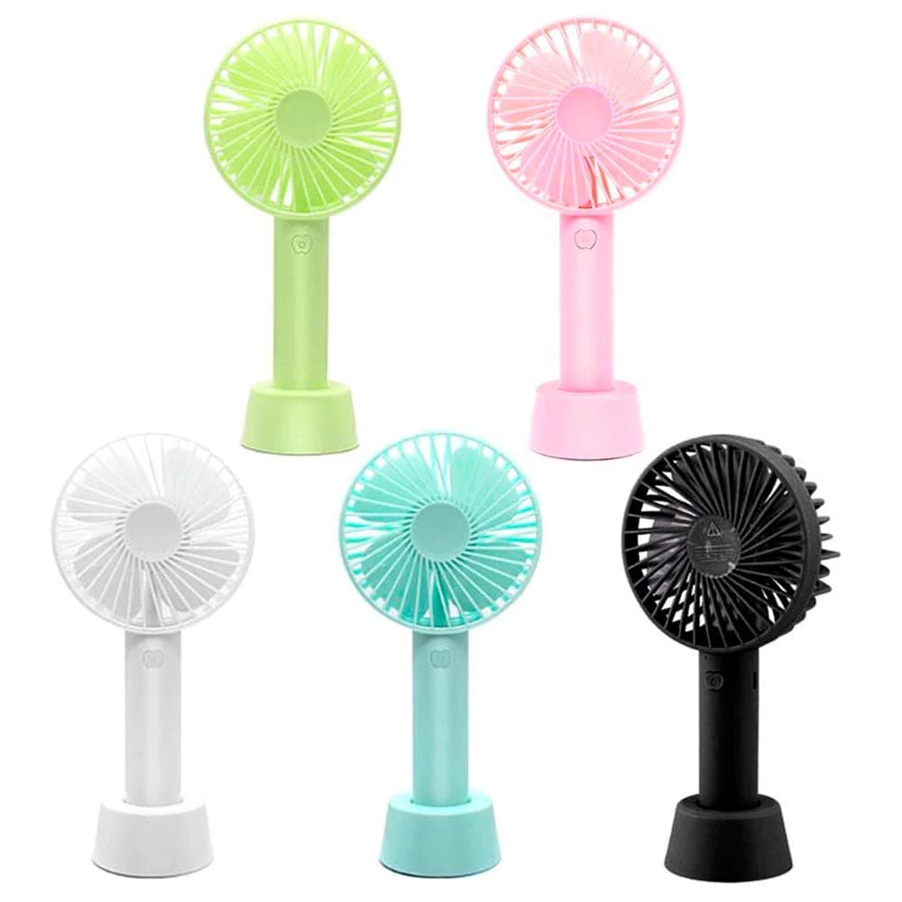 Mini Ventilador Mão Portátil Recarregável 3 Velocidades SS-2
