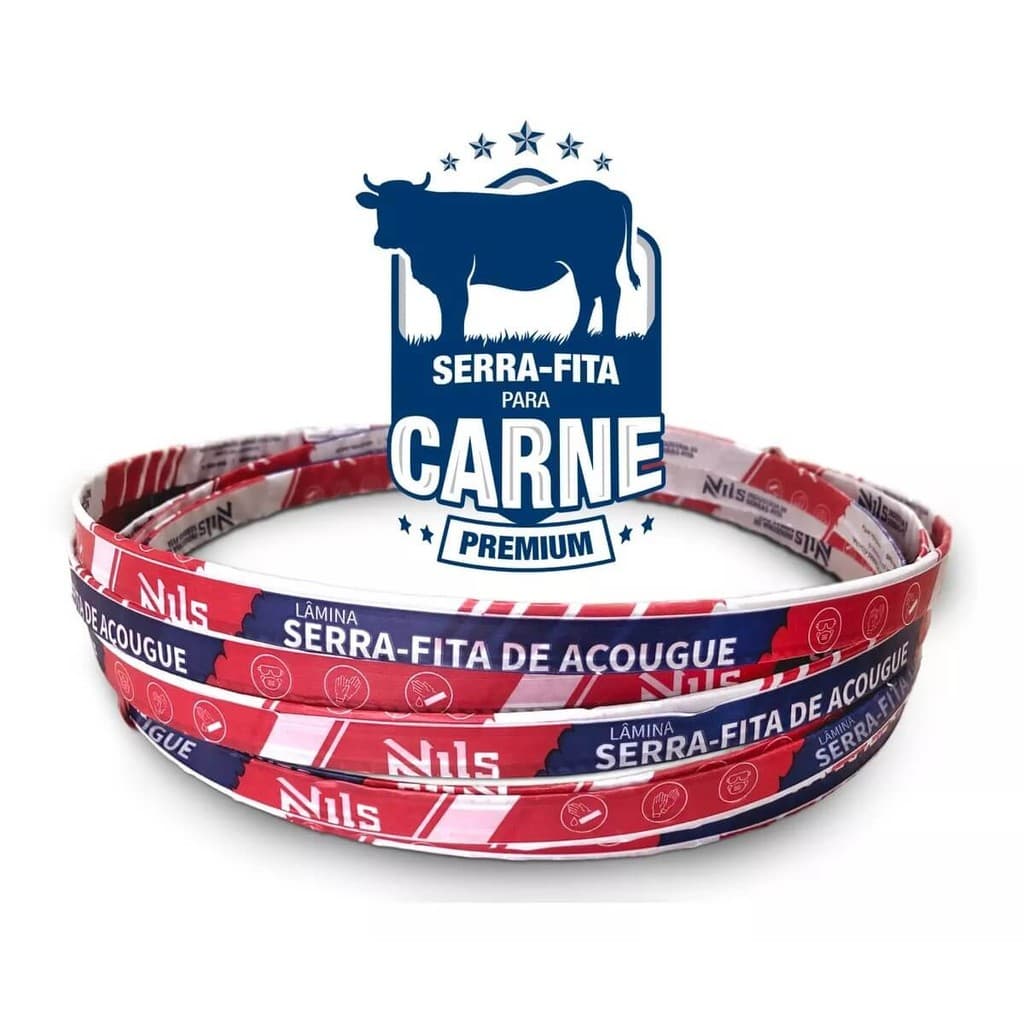 Lâmina De Serra Fita Açougue Resist Nils 2,82 X 16 X 0,50