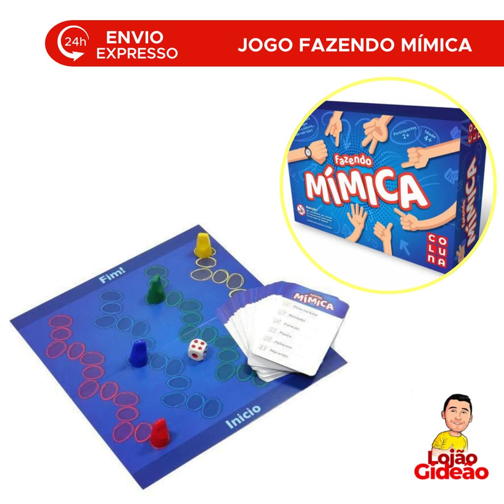 Jogo de Tabuleiro Fazendo Mimica Adivinhação Brincando de Mimica Diversão Jogo De Tabuleiro