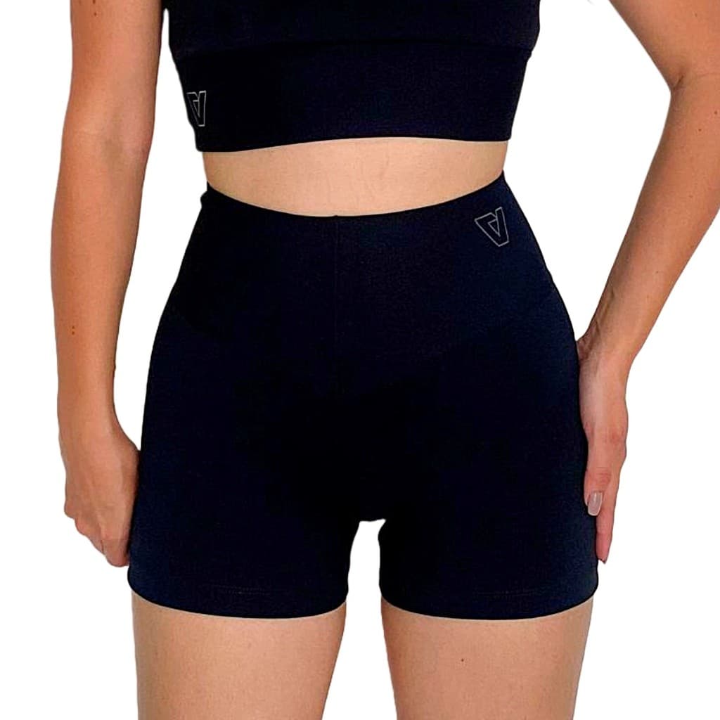 Short Curto Feminino para Academia Preto - SH002