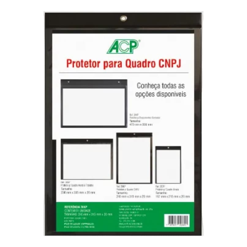 Kit c/20 Porta Documento 165 mm x 215 mmAlvara PVC Vertical ACP