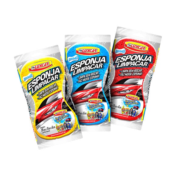 ESPONJA PARA LAVAR CARRO LIMPACAR LUXCAR BUCHA