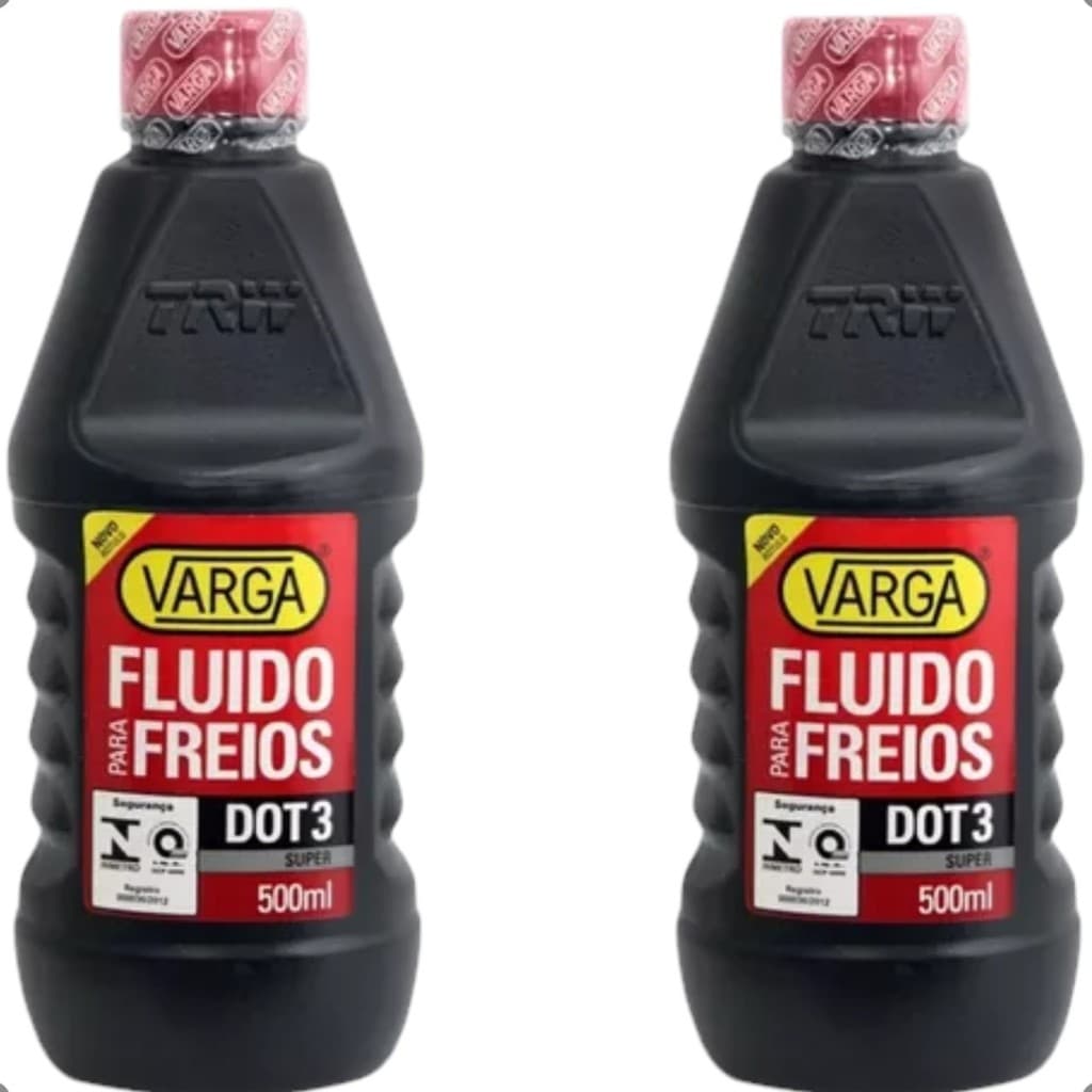 Kit 2 Oleo Fluido De Freio Dot3 500ml Original Varga Trw