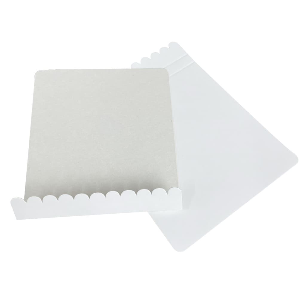 Base Papel Cartão p/ Biscoitos, Bolachas, Cookies, Doces - 100 unidades