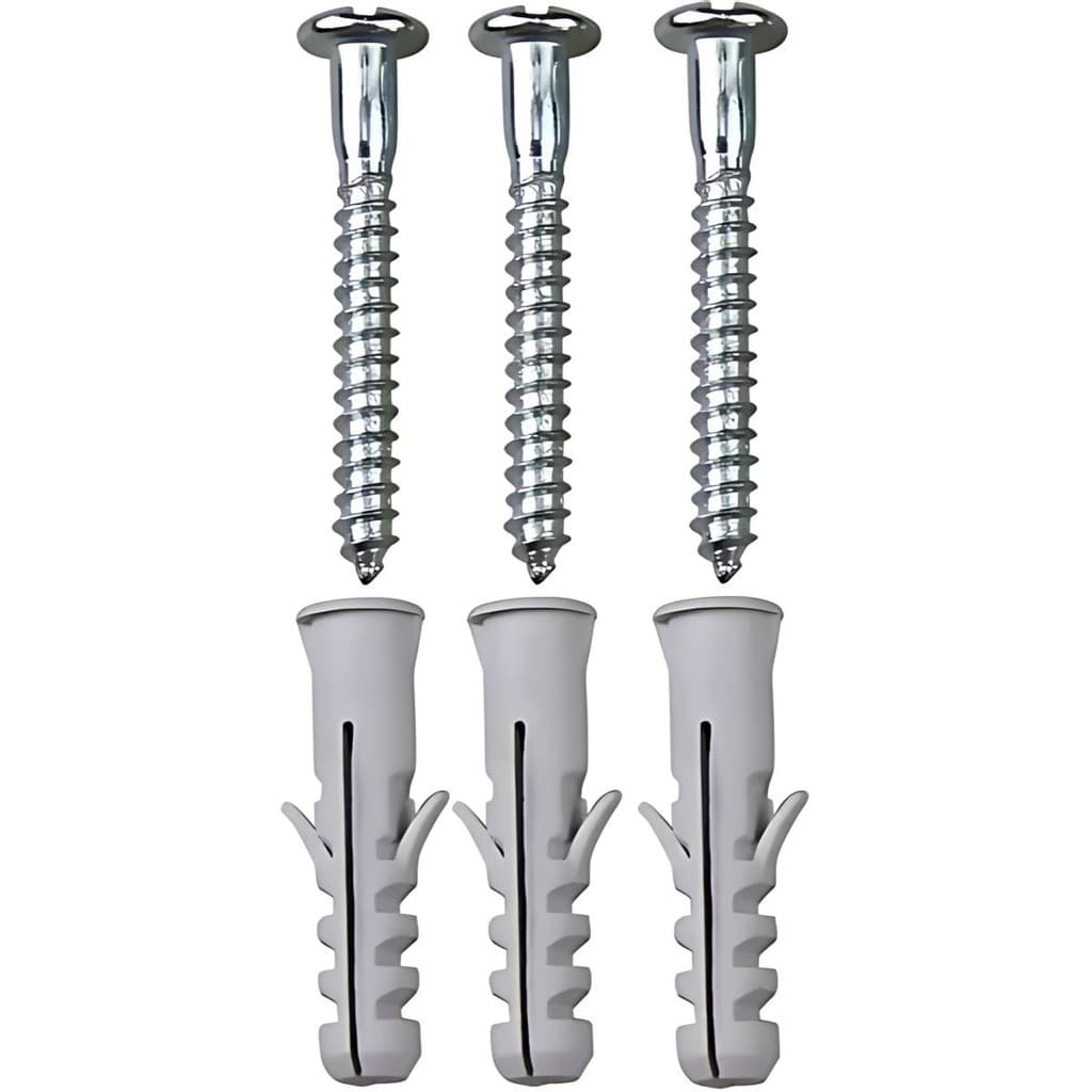 Cartela Emavi 3 Parafusos 5,5x55 Com 3 Buchas 10mm