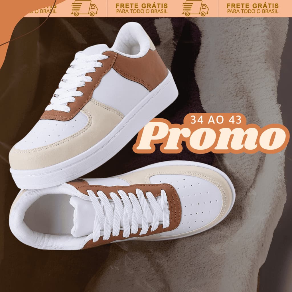 Tênis Masculino e Feminino - Casual, Passeio, Casamento e FEsta - Cores - Do 33 ao 43 - Envio Já