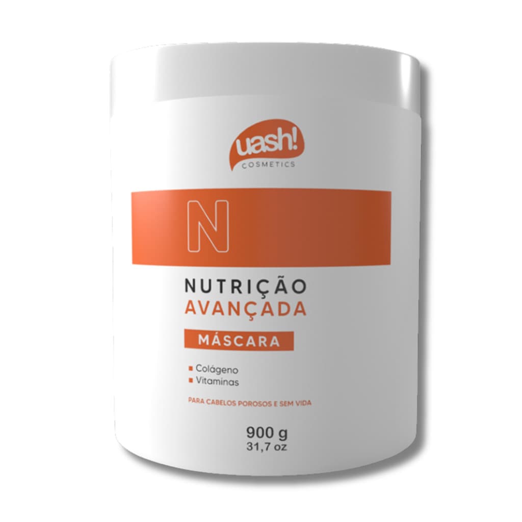 Máscara Uash Nutrição Avançada 900g Colageno E Vitaminas