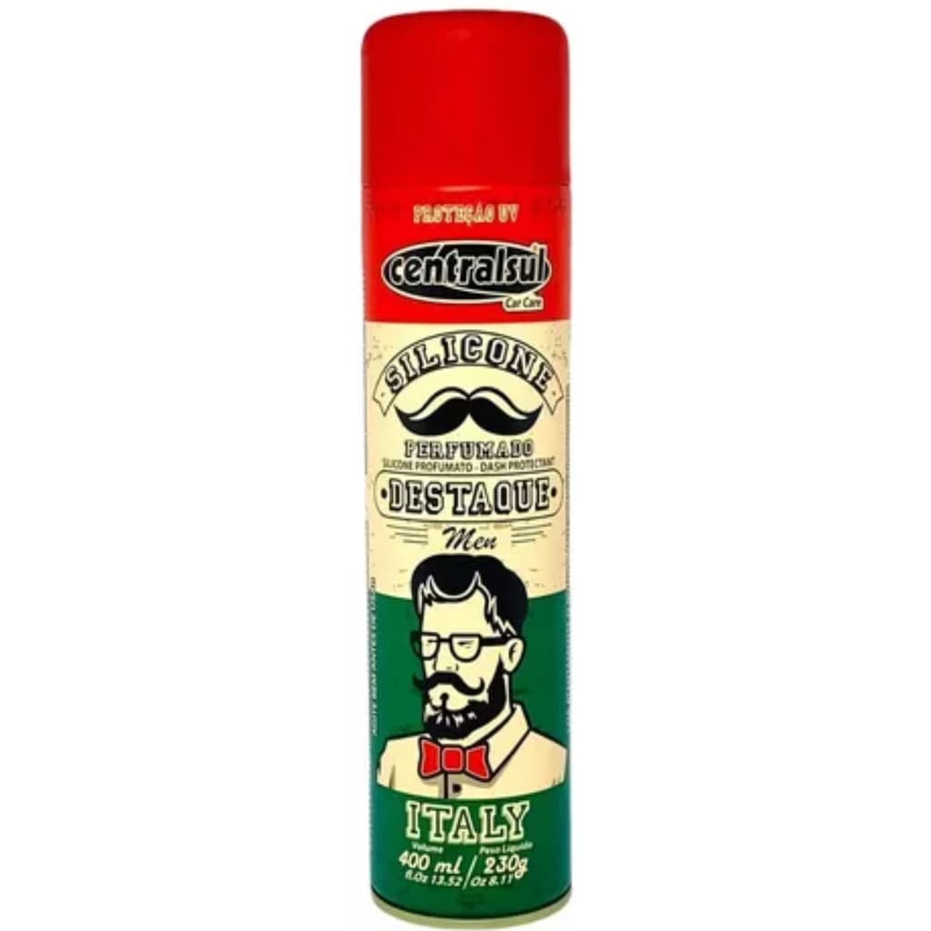 Silicone Spray Destaque Italy Men 400ml – Lubrificação e Proteção para Múltiplas Superfícies