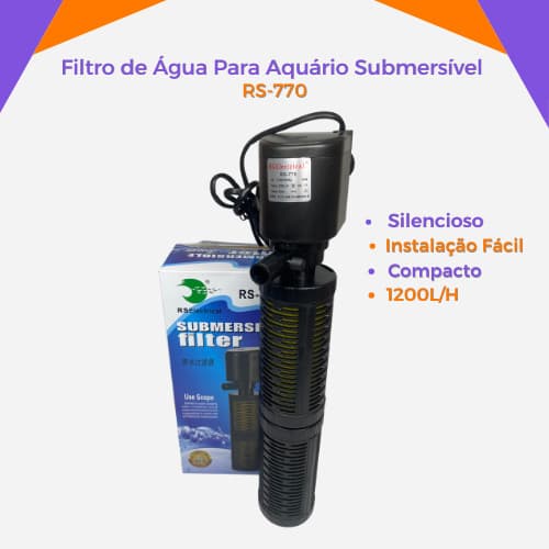 Filtro Para Aquário RS770 - 18W
