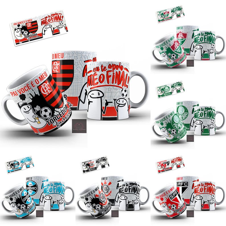 caneca personalizada flork pai torcedor copo personalizado presente dia dos pais canecas café xicara