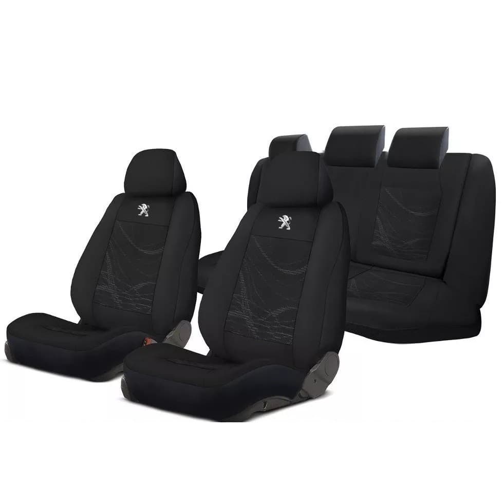 Kit capa banco carro tecido grosso reforçado Peugeot 206