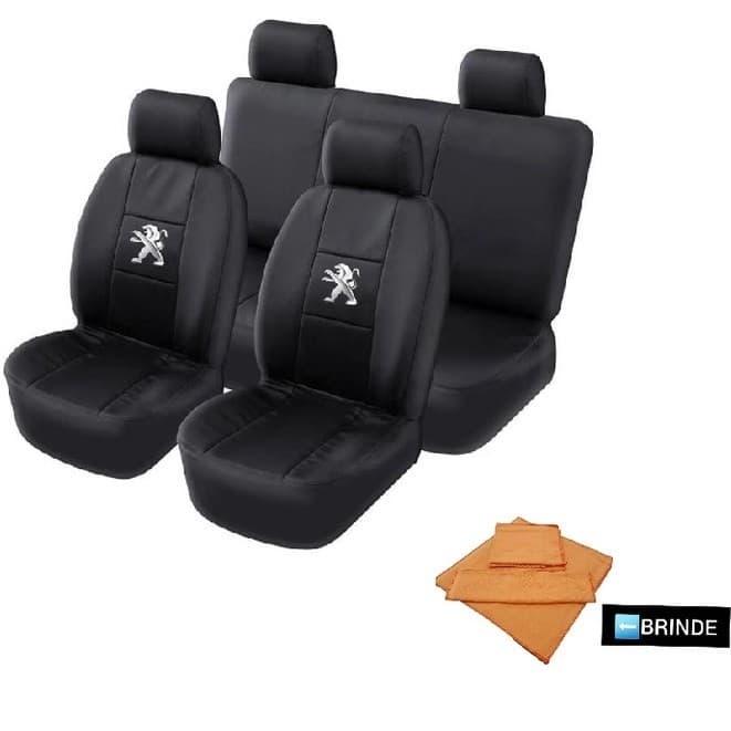 Capa Bancos Automotivos Couro Carro Peugeot 206/207 1998-2013